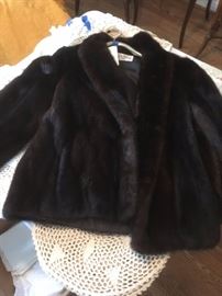 mink  jacket  from the  fur  center