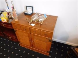 ethan  allen chest   there  is  a  bookcase  that  goes  on  top  of it  not  shown..