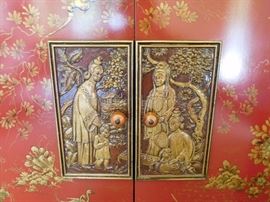 from  of  black  laquer  cabinet(originally  Stromberg   Carlson  tv   cabinet-1954-55