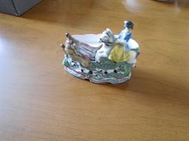 late  1800's  ashtray  and  cigarette  holder-  germany