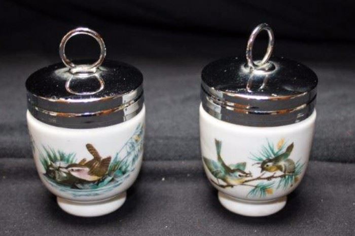 English Pair of Egg Coddlers