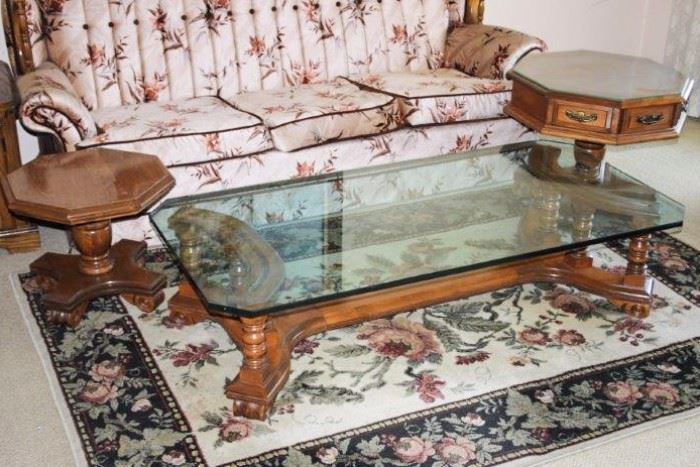 Thomas Maple and Glass Tables