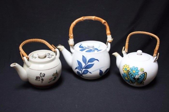 Three Japanese Teapots
