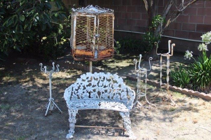 Iron Garden Furniture and Stands