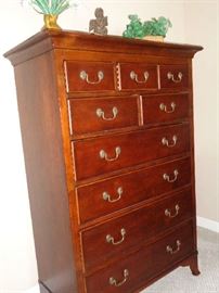 vintage mahogany chest