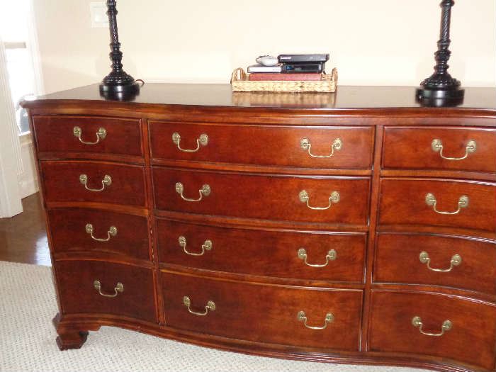 vintage mahogany dresser