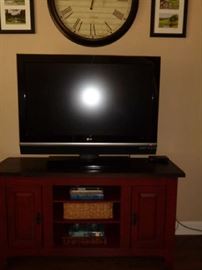 flat screen & TV stand