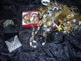 Big bucket of jewelry/Sterling Silver and more that we have yet to sort