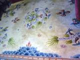 Large dragon theme area rug