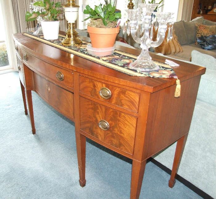ANTIQUE DUNCAN PHYFE SIDE BUFFET TABLE