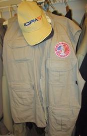 Shooting jacket with NRA patch