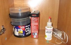 lots of CD s---7 cases total