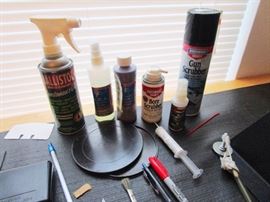 Gun cleaning and lubrication supplies
