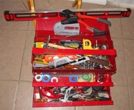 Tool case stuffed with everything