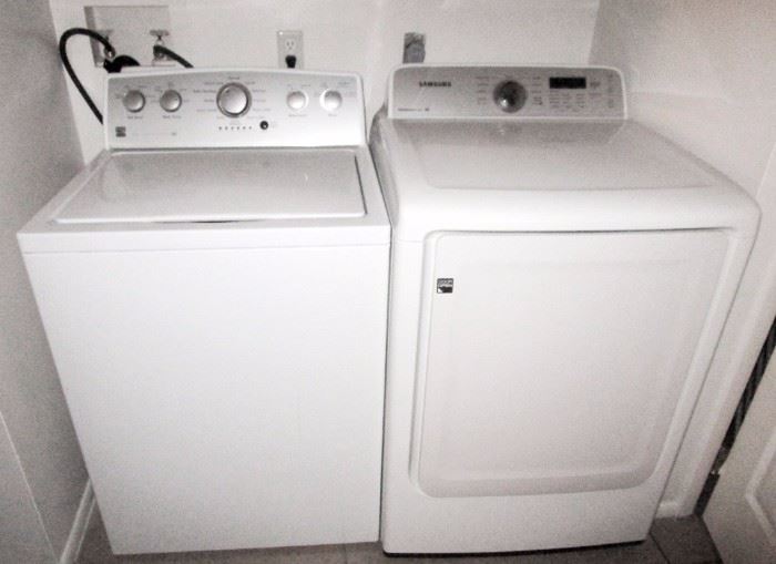 Samsung washer and dryer clean and  in like new condition. They originally cost $1400.- for the pair but now they are just more affordable