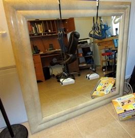 Large wall mirror --goes with bedroom set