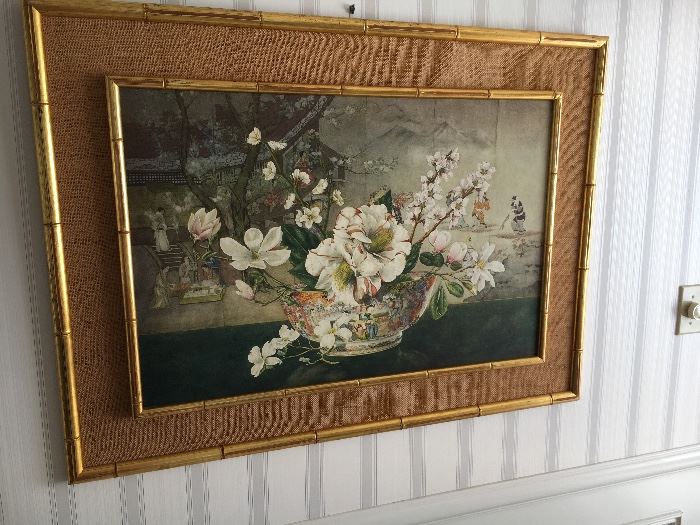 Framed piece of art "Chinese Bowl"