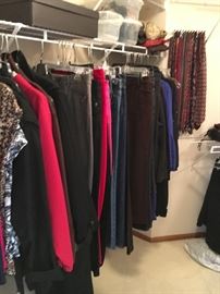 Both men's and women's clothing, shoes and accessories