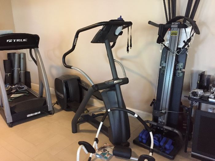 True treadmill, Precor Elliptical and Bowflex Power Pro all for sale