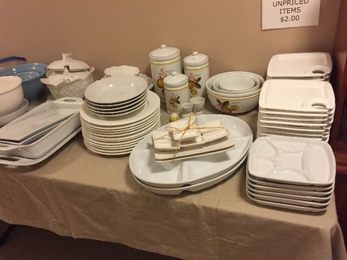 serving plates and more