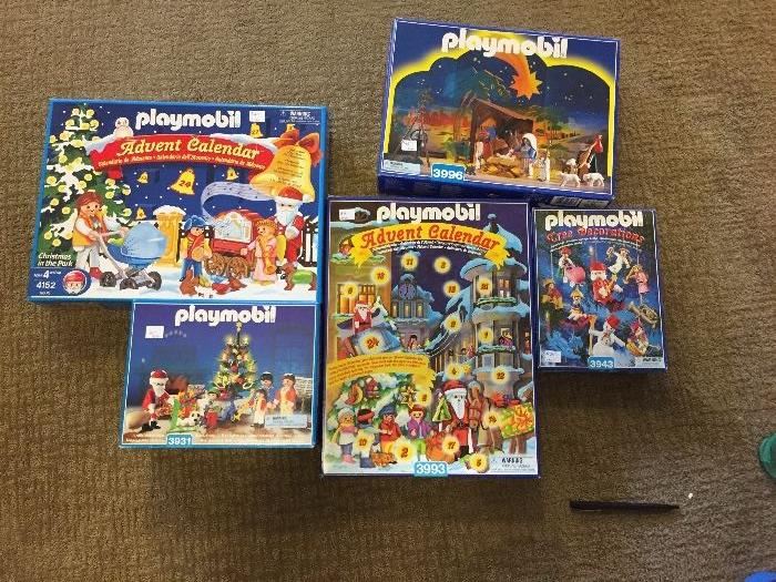 Playmobile Christmas collectibles and advent calendars