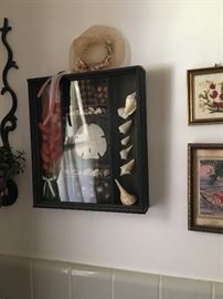 shadow box with beach theme