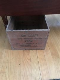 vintage wooden box