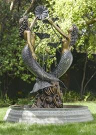 Bronze Fountain Mermaid Lily