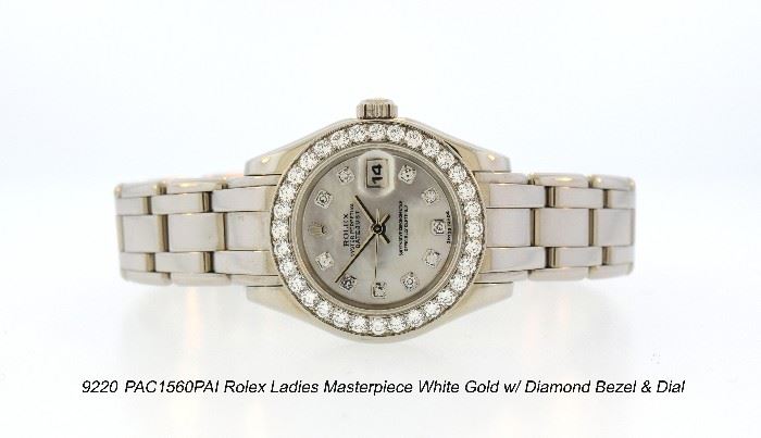 18K White Gold Rolex Masterpiece
