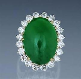 Imperial Green Jade Ring