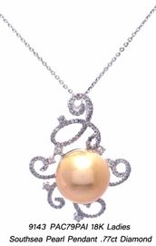 Pearl Diamond Pendant