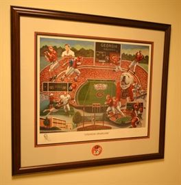 Georgia Bulldogs "Operation Turnaround" print