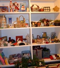 Great selction of Holiday Decorations - Christmas, Easter, Autumn/Halloween; 4th of July