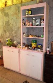 retro pink cabinets