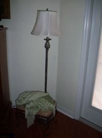 Floor lamp , Foot stool