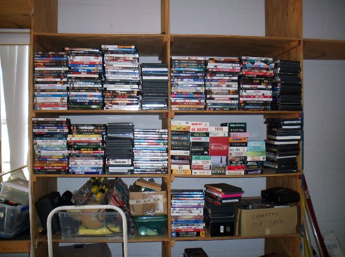DVD's and VHS Tapes