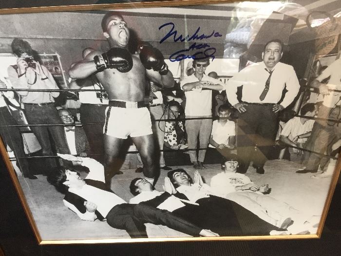 Ali with the Beatles Signed