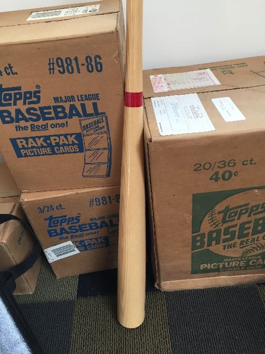 Thousands of unopened Baseball Cards