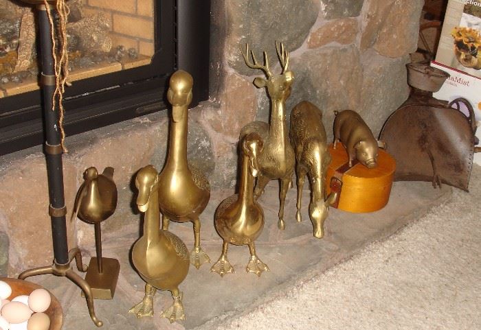 Brass decorative pieces