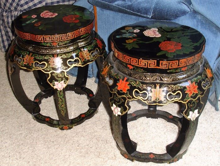 Chinese end tables