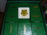 Set of 27 Danbury Mint Currier & Ives gold plated Xmas ornaments