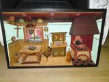 Vintage lighted diorama