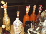 Vintage beer & alcohol collectibles from various countries (steins, bottles, openers,ashtrays, etc)