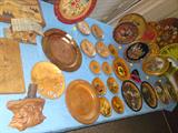 Vintage plates from various countries