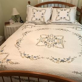 BEDDING SOLD, BED 50% OFF