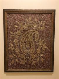 Iranian Hand Embroidered Wall Hanging 