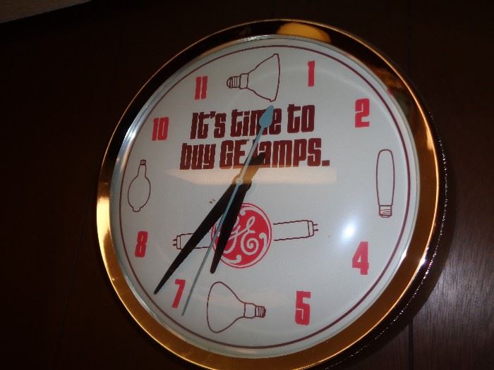 COOL  advertising clock