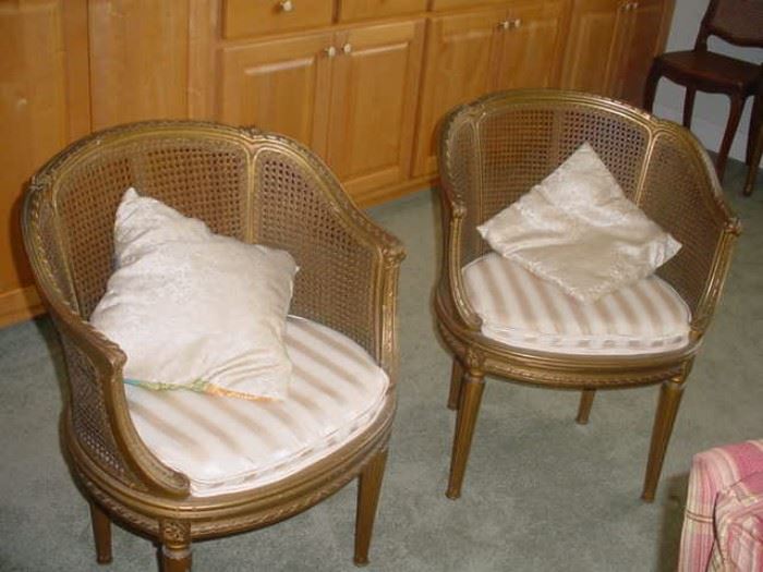 Pair of occasional chairs