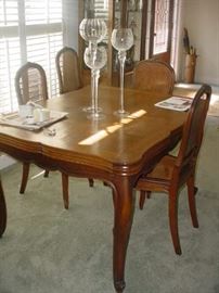 Another view of the  dining table