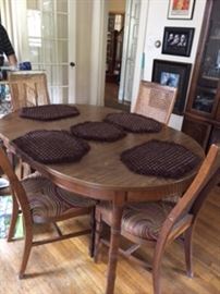 solid wood dining room table